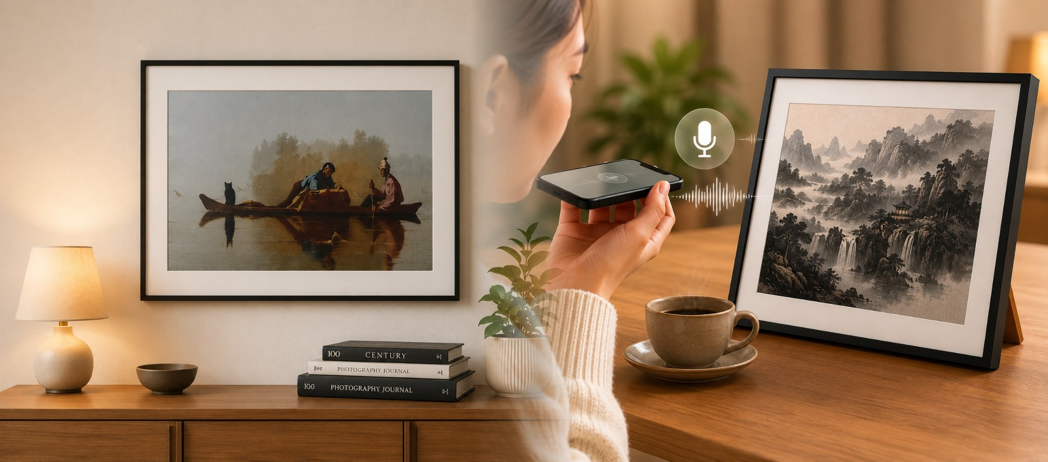 PixTree Brings Color E Ink Art Display Into Every Corner of Modern Living Spaces
