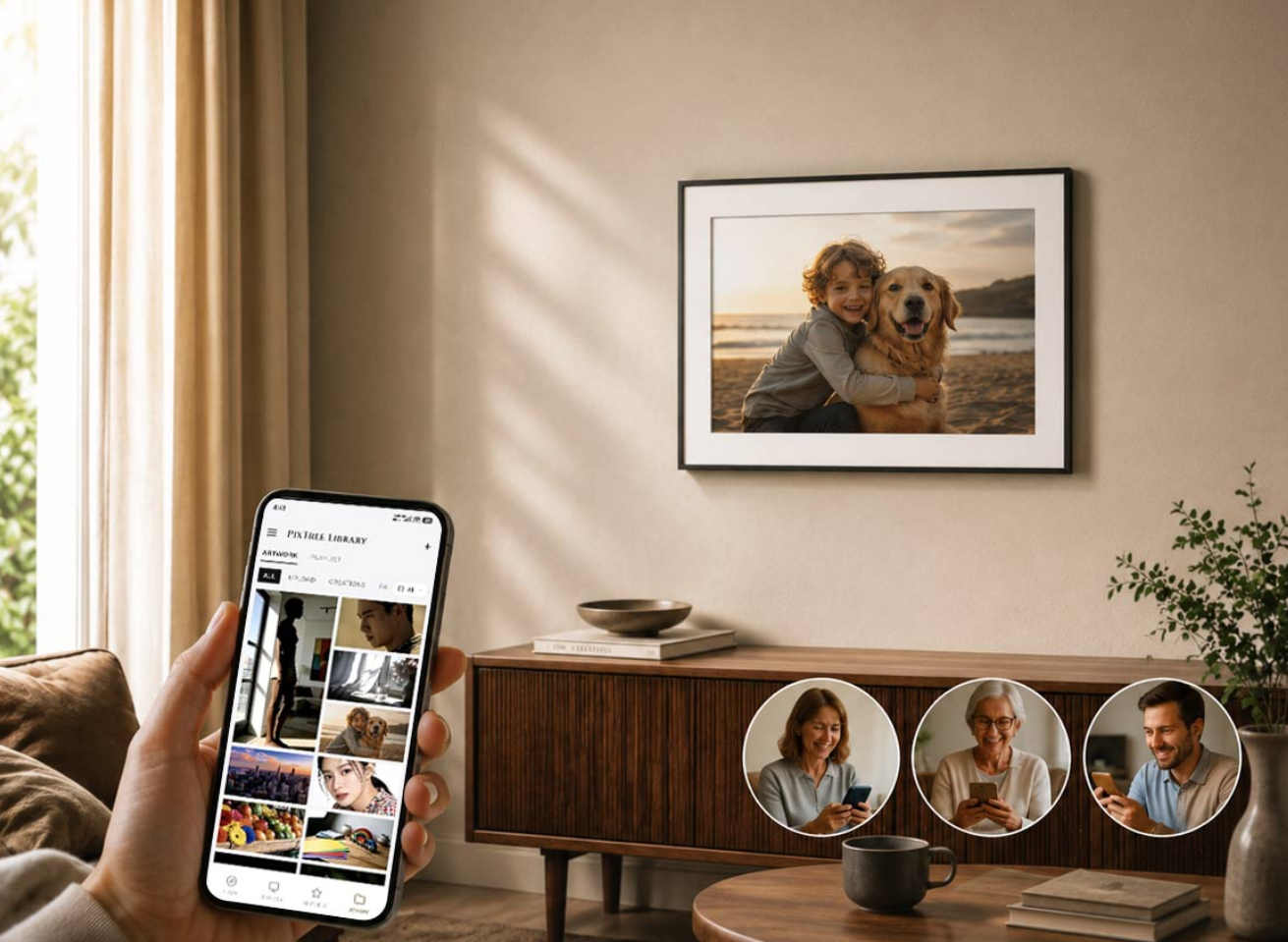 Can PixTree E Ink Canvas Generate AI Artwork Automatically?